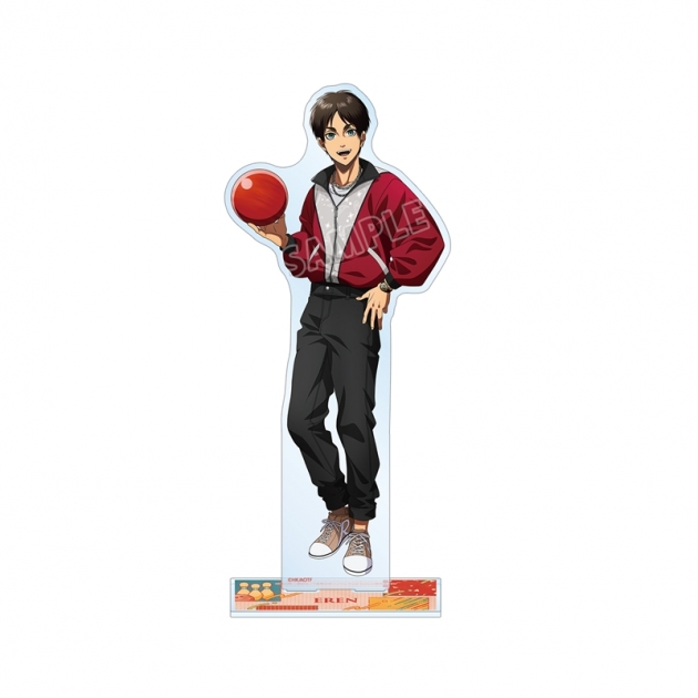 【グッズ-スタンドポップ】TVアニメ『進撃の巨人』 描き下ろし エレン レトロ風ファッションver. 特大アクリルスタンド【再販】
