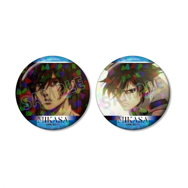 【グッズ-バッチ】TVアニメ『進撃の巨人』 ミカサ 場面写ホログラム缶バッジ2個セット【再販】
