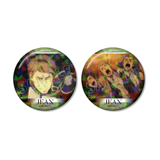【グッズ-バッチ】TVアニメ『進撃の巨人』 ジャン 場面写ホログラム缶バッジ2個セット【再販】
