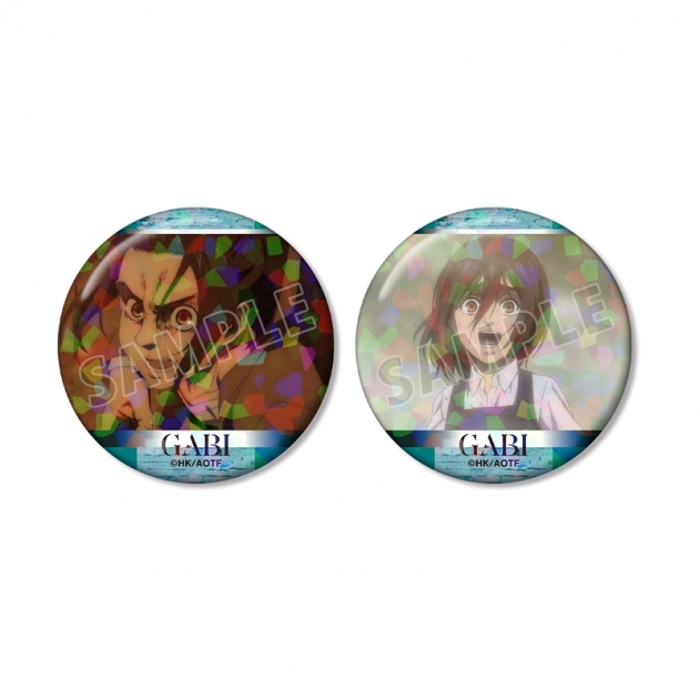 【グッズ-バッチ】TVアニメ『進撃の巨人』 ガビ 場面写ホログラム缶バッジ2個セット【再販】
