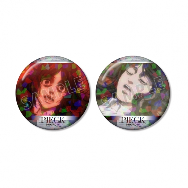 【グッズ-バッチ】TVアニメ『進撃の巨人』 ピーク 場面写ホログラム缶バッジ2個セット【再販】
