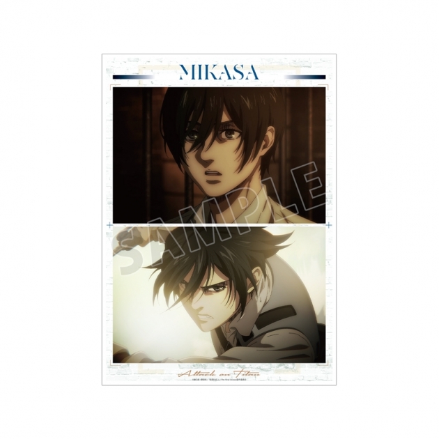 【グッズ-ポスター】TVアニメ『進撃の巨人』 ミカサ 場面写A3マット加工ポスター vol.4【再販】
