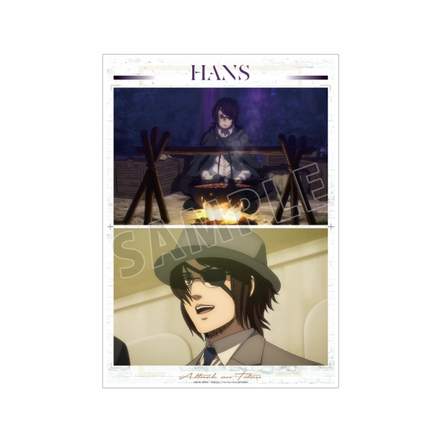 【グッズ-ポスター】TVアニメ『進撃の巨人』 ハンジ 場面写A3マット加工ポスター vol.4【再販】
