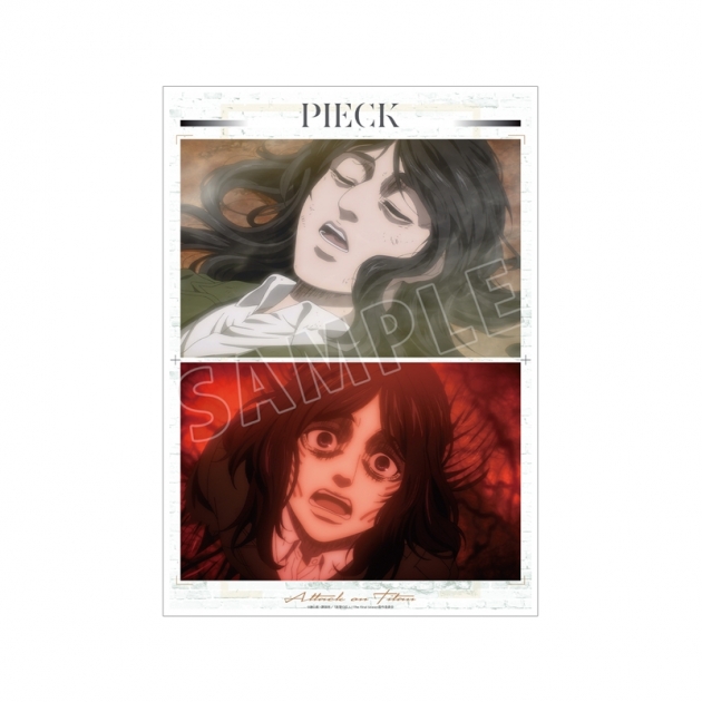 【グッズ-ポスター】TVアニメ『進撃の巨人』 ピーク 場面写A3マット加工ポスター vol.4【再販】
