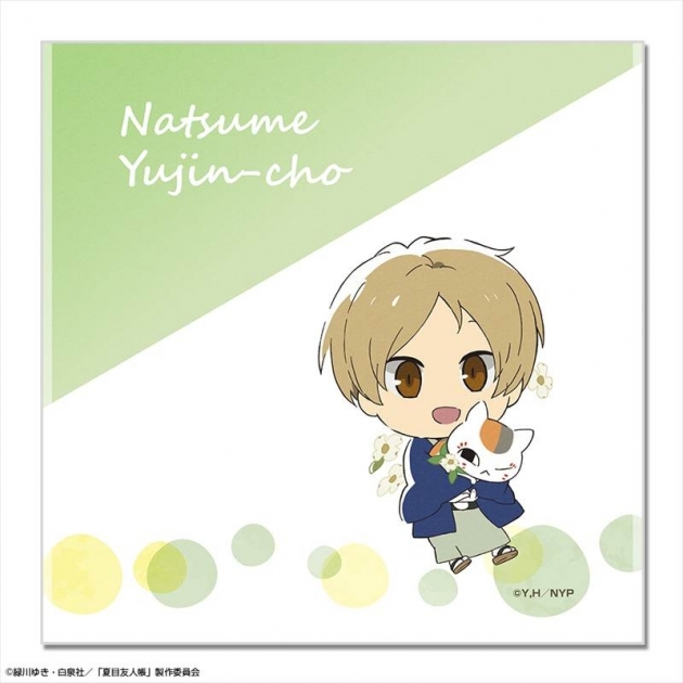 【グッズ-タオル】夏目友人帳 おっきめハンドタオル Ver.2 デザイン01(夏目貴志&ニャンコ先生)【再販】
