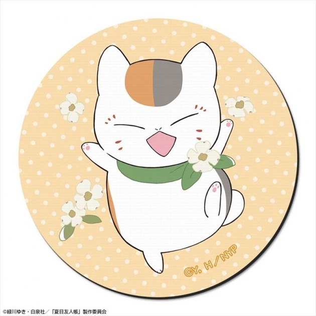 【グッズ-マウスパッド】夏目友人帳 ラバーマウスパッド Ver.3 デザイン02(ニャンコ先生/A)【再販】
