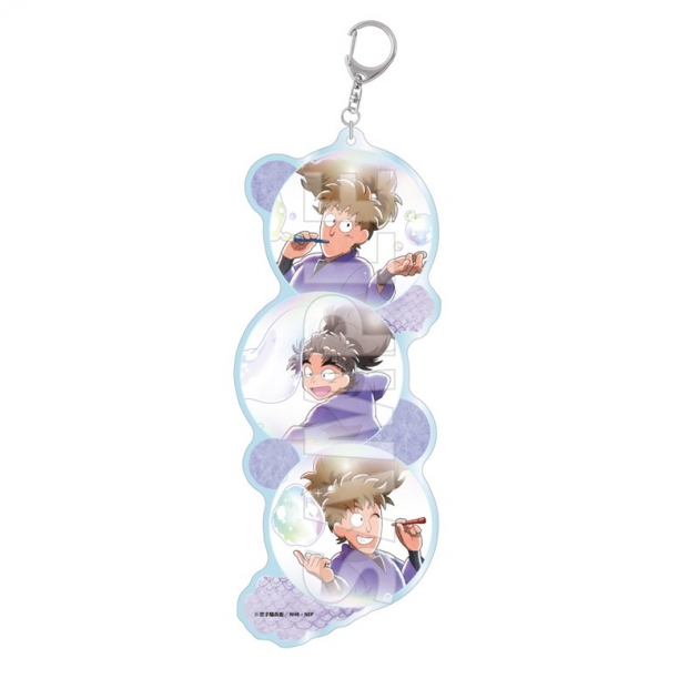【グッズ-キーホルダー】忍たま乱太郎 シャボン玉作り!の段 アクリルキーホルダーBIG 雷蔵&三郎&八左ヱ門【再販】
