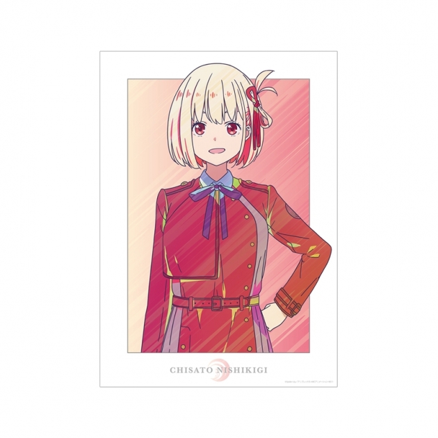 【グッズ-ポスター】TVアニメ「リコリス・リコイル」 錦木千束 Ani-Art clear label A3マット加工ポスター【再販】
