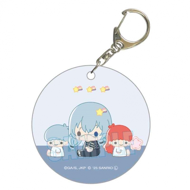 【グッズ-チャーム】呪術廻戦×サンリオキャラクターズ やわらかクリアチャーム 真人×リトルツインスターズ
