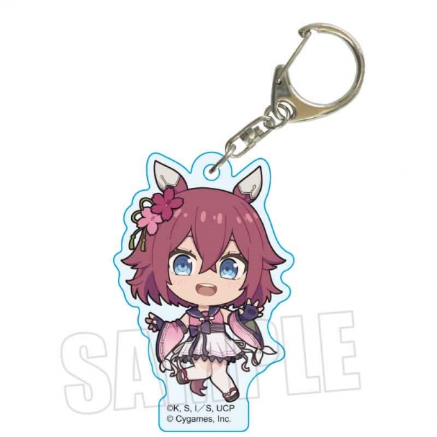 【グッズ-キーホルダー】アニメ『ウマ娘 シンデレラグレイ』 ぷかっしゅアクリルキーホルダー サクラチヨノオー
