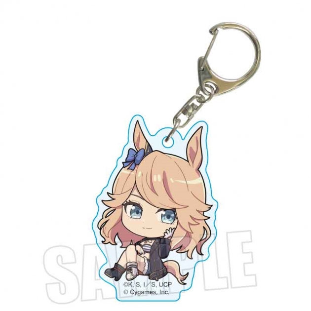 【グッズ-キーホルダー】アニメ『ウマ娘 シンデレラグレイ』 ぷかっしゅアクリルキーホルダー ゴールドシチー
