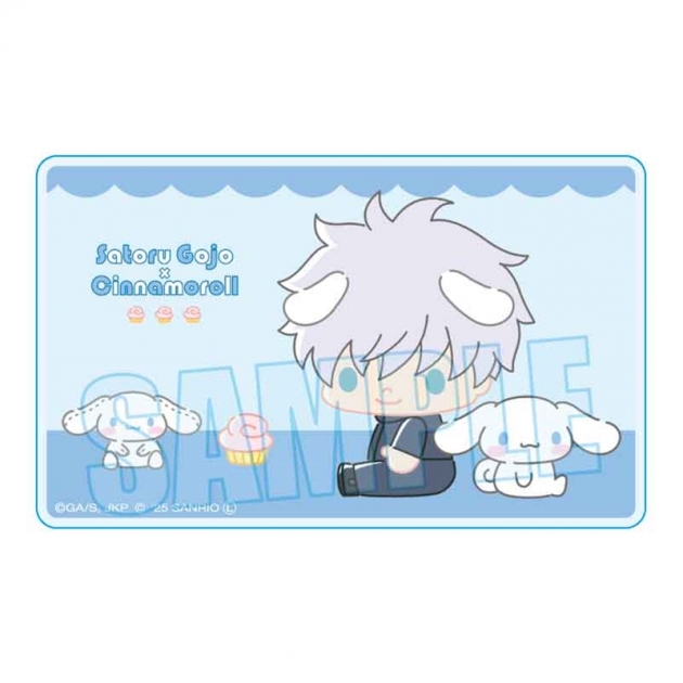 【グッズ-カード】呪術廻戦×サンリオキャラクターズ アクリルカード 五条 悟×シナモロール

