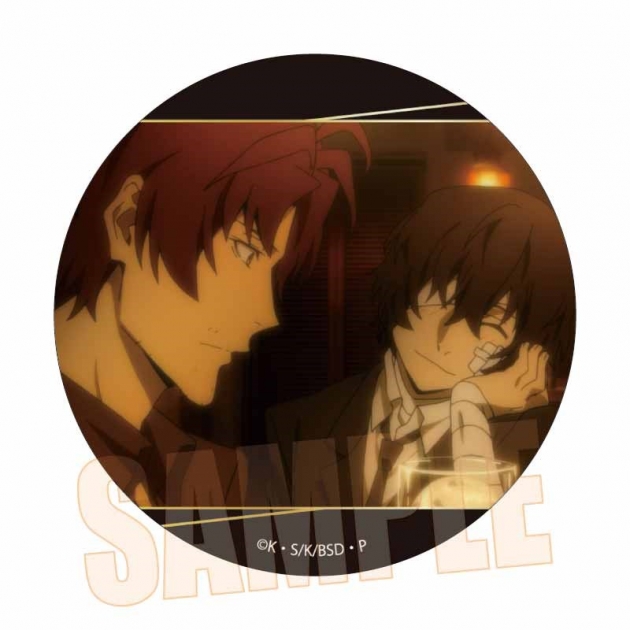 【グッズ-バッチ】文豪ストレイドッグス メモリーズ缶バッジ (黒の時代) 織田 作之助&太宰 治
