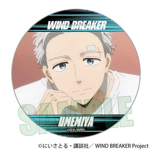 【グッズ-バッチ】WIND BREAKER メモリーズ缶バッジ 梅宮 一
