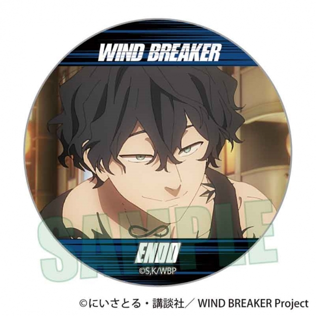 【グッズ-バッチ】WIND BREAKER メモリーズ缶バッジ 棪堂 哉真斗A

