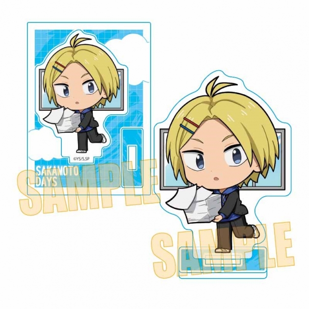 【グッズ-スタンドポップ】SAKAMOTO DAYS ミニスタンド 朝倉 シン(先生と生徒)【アニメイト先行販売】