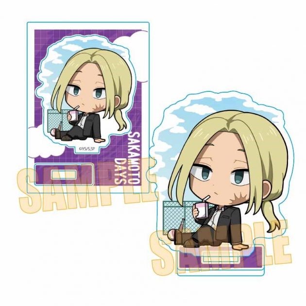 【グッズ-スタンドポップ】SAKAMOTO DAYS ミニスタンド 神々廻(先生と生徒)【アニメイト先行販売】