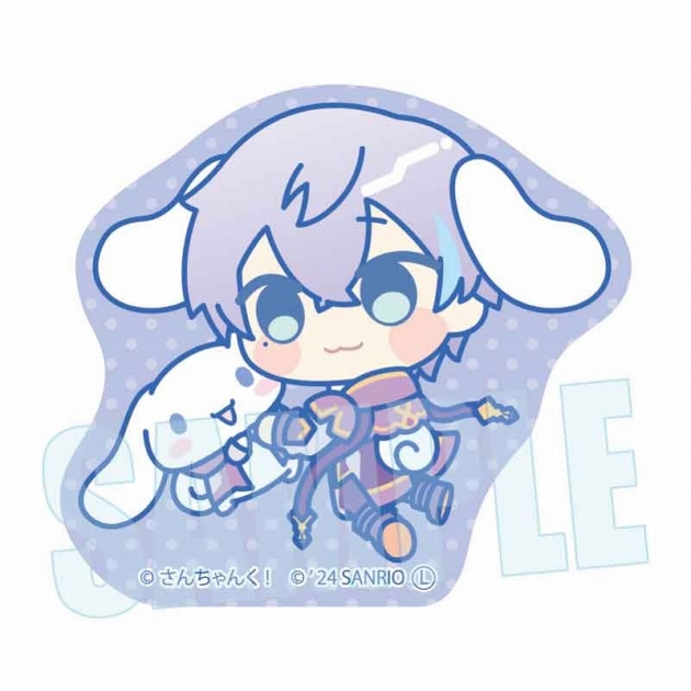 【グッズ-シール】さんちゃんく!×サンリオキャラクターズ シール 水月 ルザク×シナモロールA【アニメイト先行販売】

