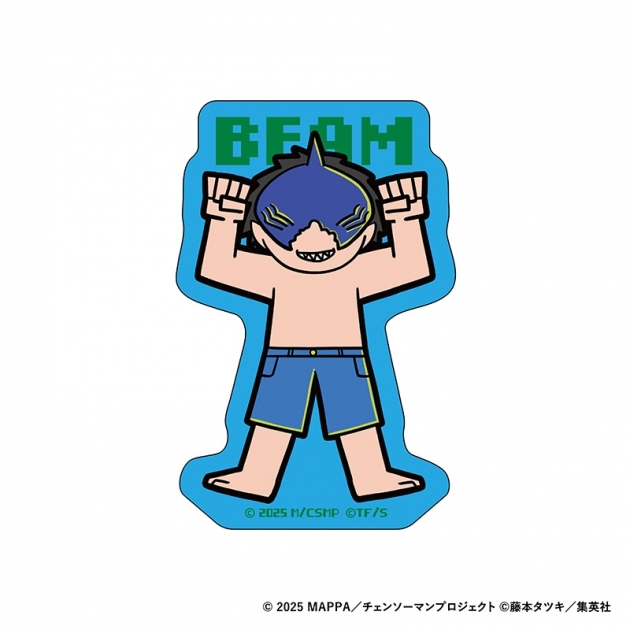 【グッズ-ステッカー】劇場版チェンソーマンレゼ篇 レトロGAMEダイカットステッカー ビーム
