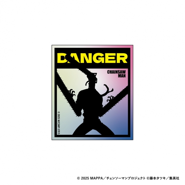 【グッズ-ステッカー】劇場版チェンソーマンレゼ篇 アテンションモチーフステッカー チェンソーマン
