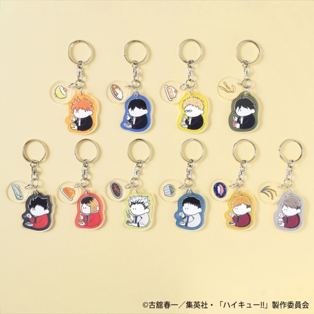 【グッズ-キーホルダー】ハイキュー!! トレーディング2連アクリルキーホルダー -いただきますvol.1-(全10種)
