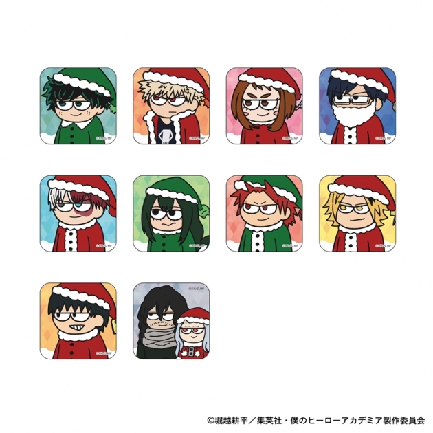 【グッズ-バッチ】僕のヒーローアカデミア ジロリかくかん-クリスマスver- (全10種)
