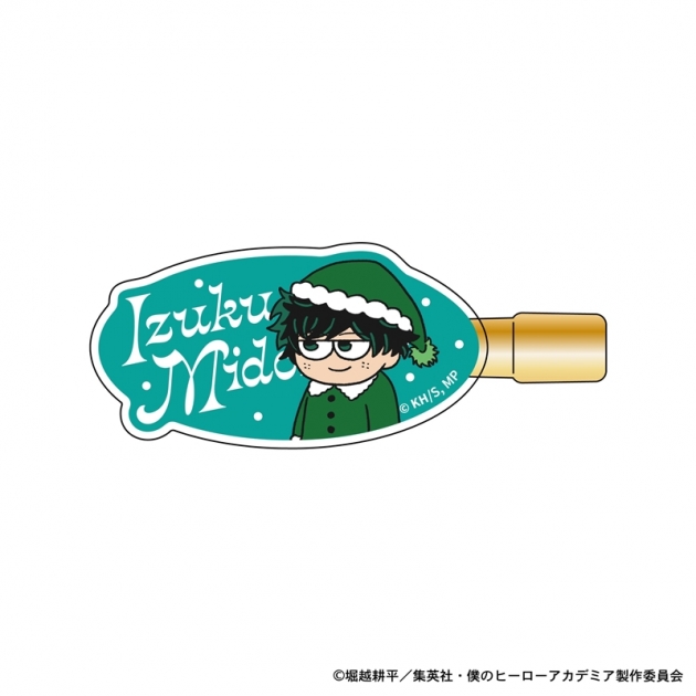 【グッズ-ヘアバンド】僕のヒーローアカデミア ジロリヘアクリップ-クリスマスver- (緑谷出久)
