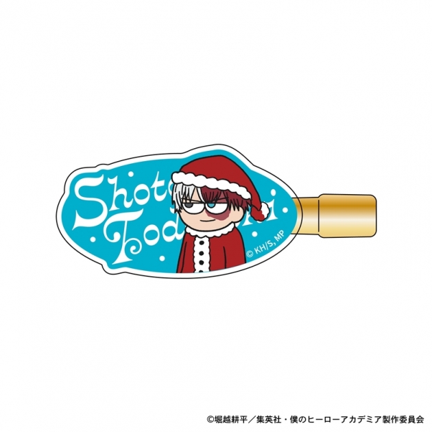 【グッズ-ヘアバンド】僕のヒーローアカデミア ジロリヘアクリップ-クリスマスver- (轟焦凍)

