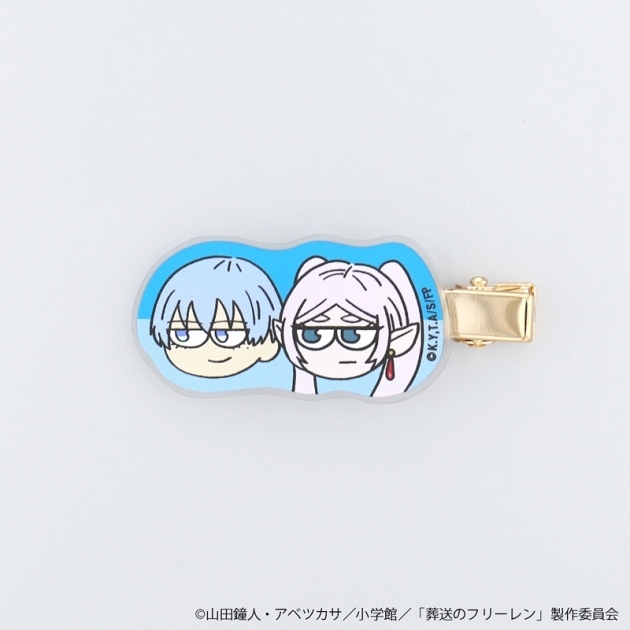 【グッズ-ヘアバンド】葬送のフリーレン ジロリ前髪クリップ ヒンメル&フリーレン
