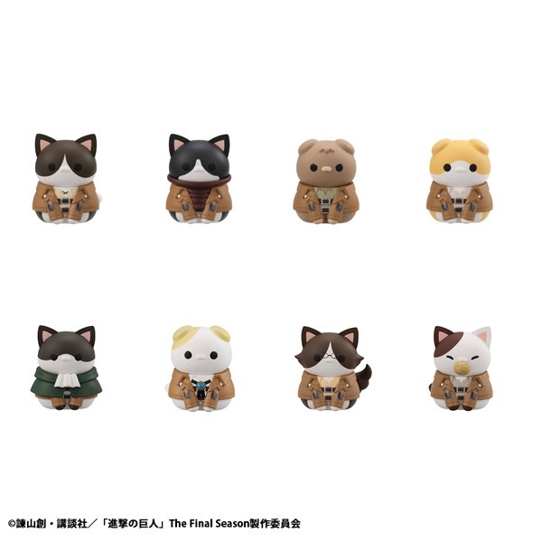 【トレーディングフィギュア】MEGA CAT PROJECT 進撃の巨人 進撃のニャンコ 調査兵団集合だニャン!【再販】
