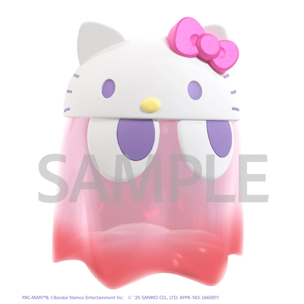 【フィギュア】パックマン×サンリオキャラクターズ ちびコレクトフィギュア デラックス ゴーストハローキティ クリアカラーver.
