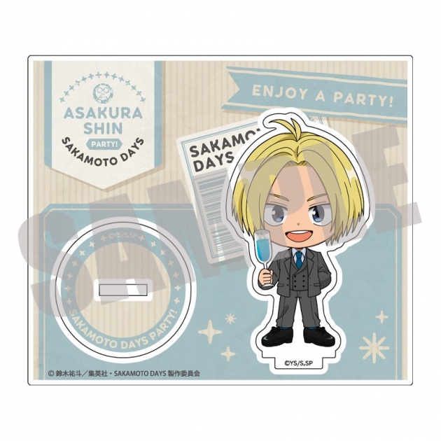 【グッズ-スタンドポップ】SAKAMOTO DAYS アクリルスタンド 朝倉 シン PARTY ver.