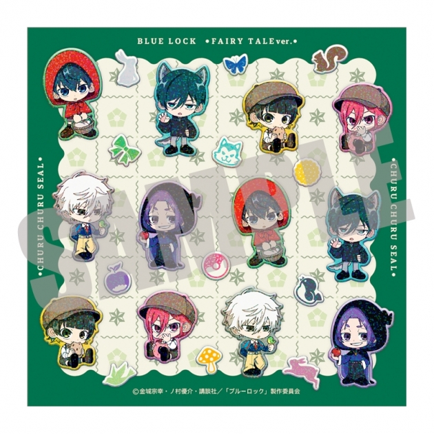 【グッズ-シール】ブルーロック ちゅるちゅるシール FAIRY TALE ver.
