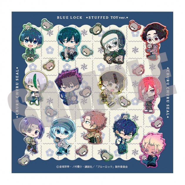 【グッズ-シール】ブルーロック ちゅるちゅるシール STUFFED TOY ver.
