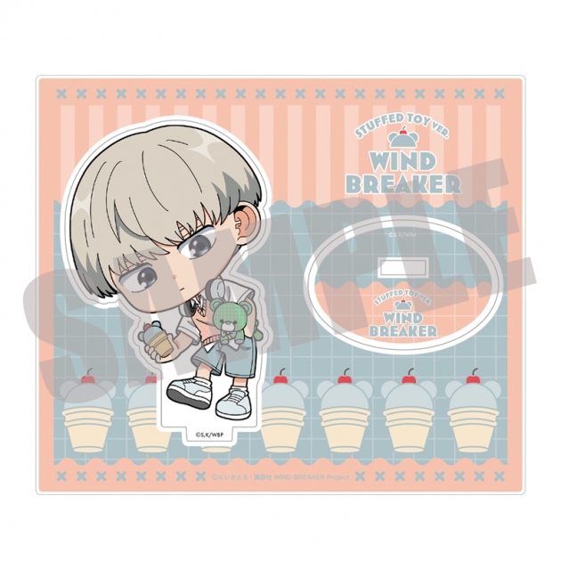 【グッズ-スタンドポップ】WIND BREAKER アクリルスタンド 梶 蓮 STUFFED TOY ver.
