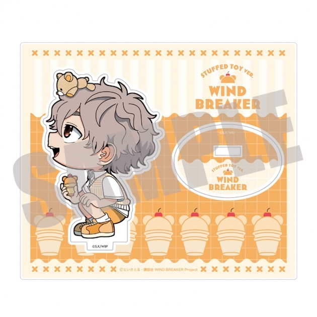 【グッズ-スタンドポップ】WIND BREAKER アクリルスタンド 兎耳山 丁子 STUFFED TOY ver.
