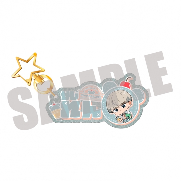 【グッズ-キーホルダー】WIND BREAKER お名前キーホルダー 梶 蓮 STUFFED TOY ver.
