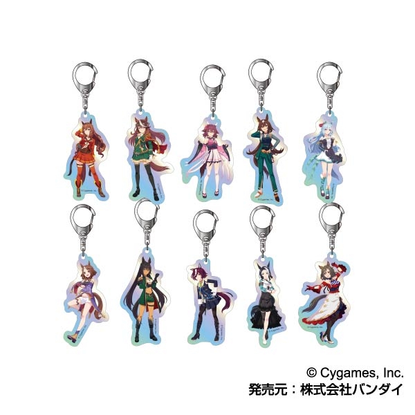 【グッズ-キーホルダー】ウマ娘 プリティーダービー オーロラアクリルキーホルダーE BOX
