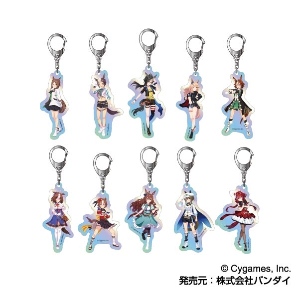 【グッズ-キーホルダー】ウマ娘 プリティーダービー オーロラアクリルキーホルダーF BOX
