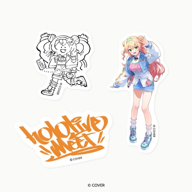 【グッズ-ステッカー】hololive meet 2025 「hololive Meet 2025」ステッカーセット　桃鈴ねね
