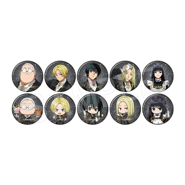 【グッズ-バッチ】SAKAMOTO DAYS トレーディング箔押し風マット缶バッジ お給仕ver.