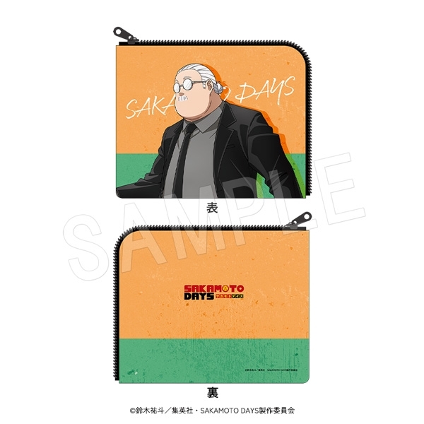 【グッズ-ポーチ】SAKAMOTO DAYS フラットポーチ 出陣ver. 坂本太郎