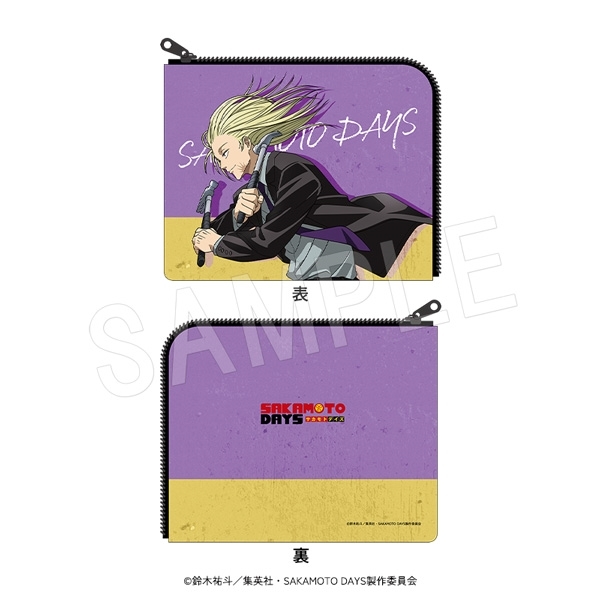 【グッズ-ポーチ】SAKAMOTO DAYS フラットポーチ 出陣ver. 神々廻