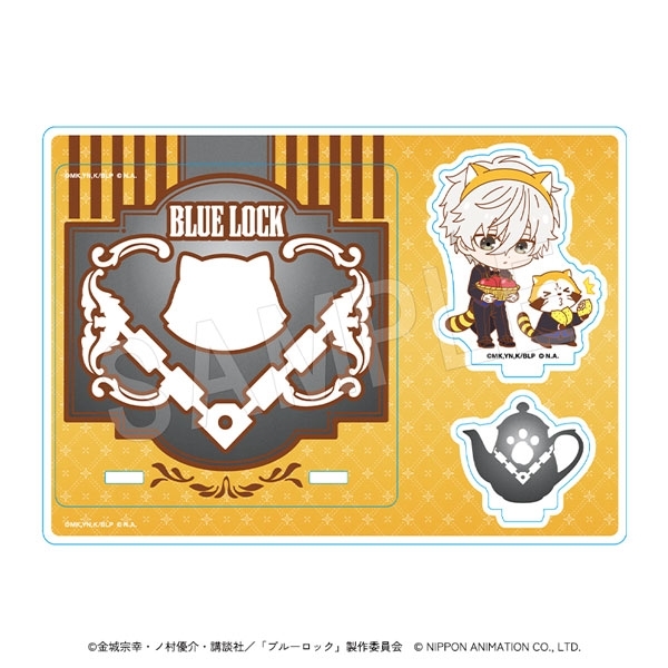 【グッズ-コースター】ブルーロック×ラスカル アクリルスタンドコースター 執事ミニキャラver. 凪 誠士郎
