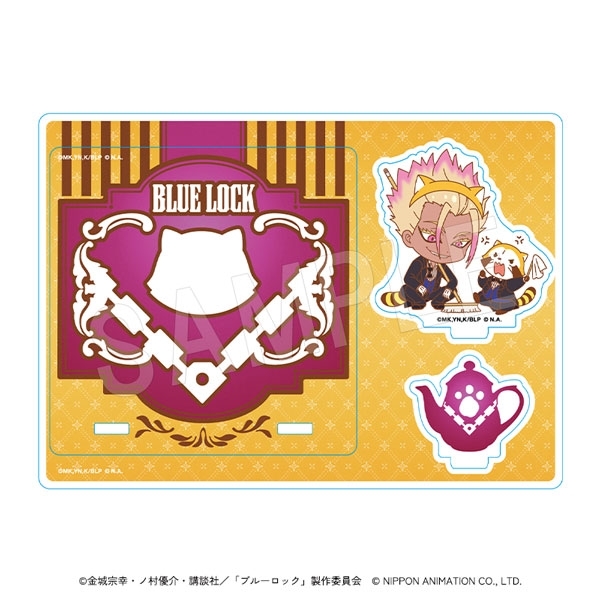 【グッズ-コースター】ブルーロック×ラスカル アクリルスタンドコースター 執事ミニキャラver. 士道龍聖
