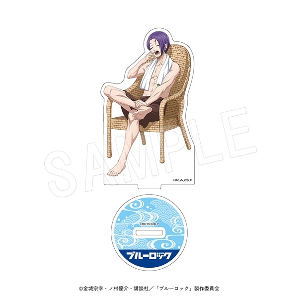 【グッズ-スタンドポップ】ブルーロック アクリルフィギュアスタンド お風呂ver. 御影玲王
