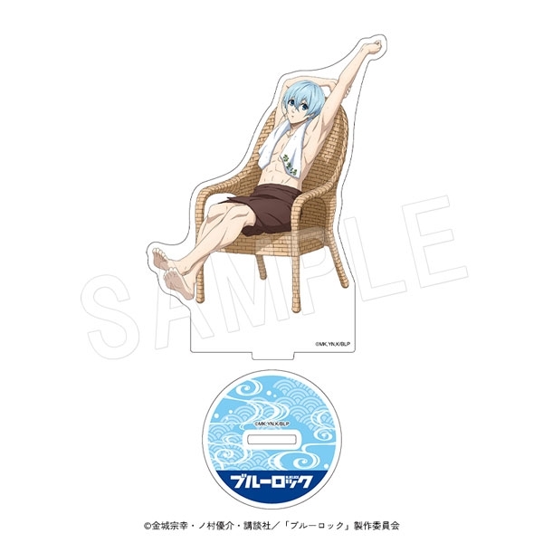 【グッズ-スタンドポップ】ブルーロック アクリルフィギュアスタンド お風呂ver. 氷織 羊
