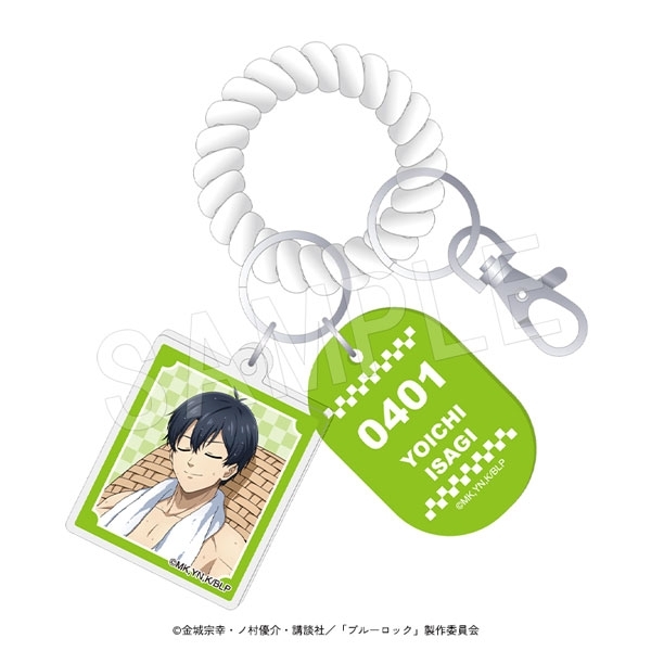 【グッズ-キーホルダー】ブルーロック ロッカーキー風キーホルダー お風呂ver. 潔 世一
