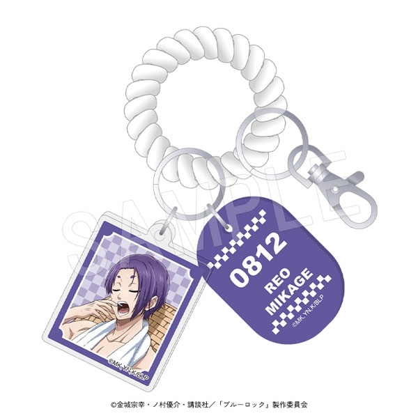 【グッズ-キーホルダー】ブルーロック ロッカーキー風キーホルダー お風呂ver. 御影玲王
