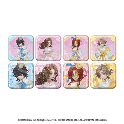 【グッズ-バッチ】第五人格×サンリオ トレーディングスクエア缶バッジ(等身)

